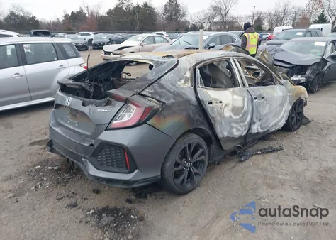 2019 Honda Civic Sport from USA, damaged, VIN SHHFK7H48KU401268